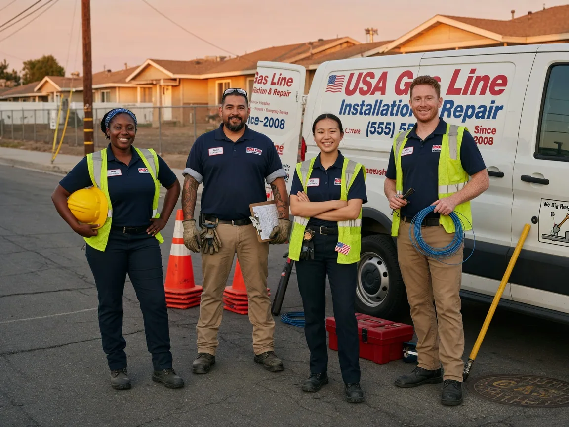Gas Line Installation company in Golva, ND